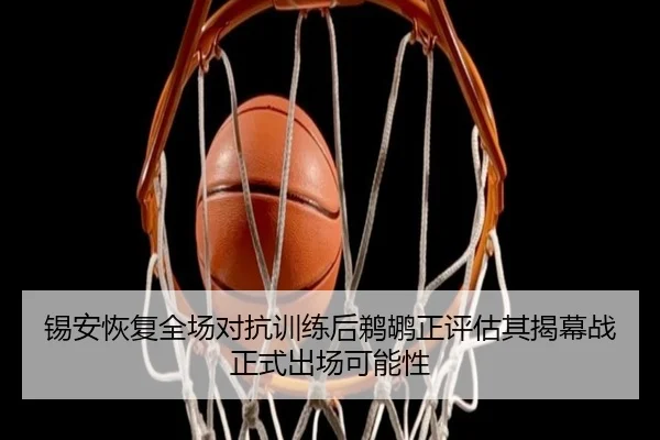 锡安恢复全场对抗训练后鹈鹕正评估其揭幕战正式出场可能性